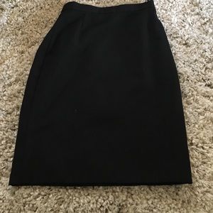 Black pencil skirt