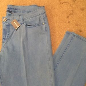 Wet Seal light fit and light blue skinny jeans