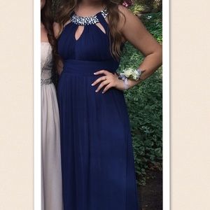 Royal blue prom dress