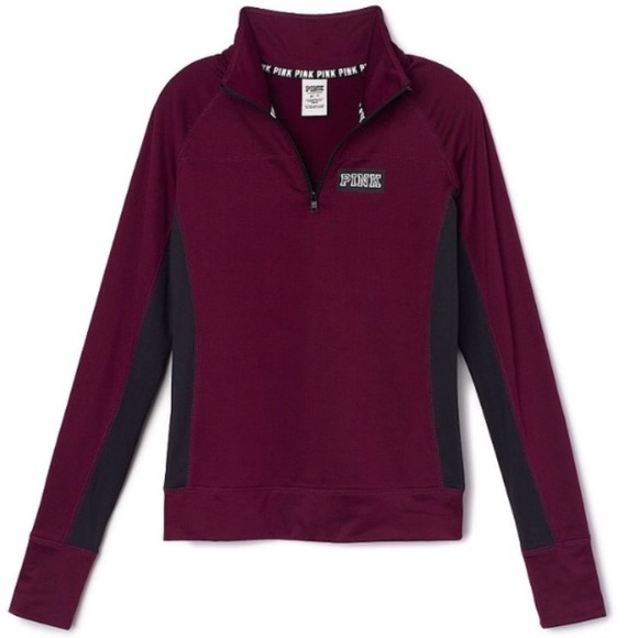 VS PINK Half Zip Pullover
