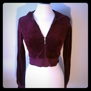 Juicy Couture Cropped Velour