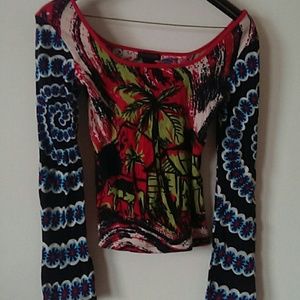 Custo Barselona boho hippie top