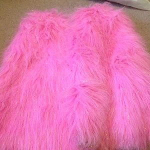 Rave sparkle baby pink fluffies