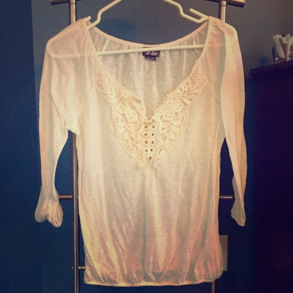 Dots sheer shirt