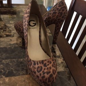 Guess Leopard high heel shoes