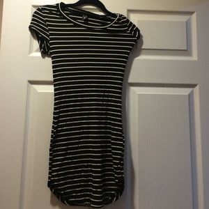 Black and white tunic