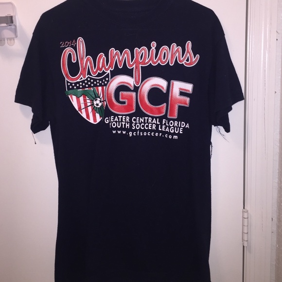 navy soccer t- shirt