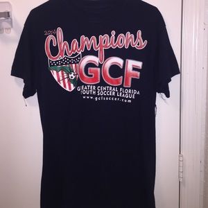 navy soccer t- shirt