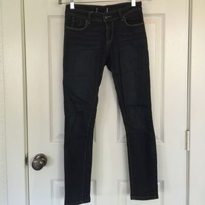 Free People "Ella Crop" Skinny Jeans