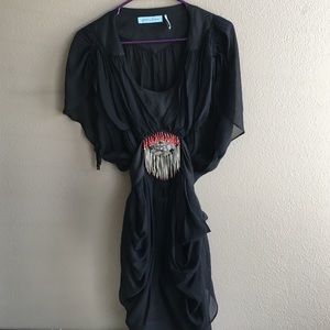 Guess By Marciano Sexy 🍾 Black embellished  Dress