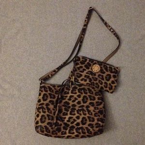 SYDNEY LOVE leopard reversible bag