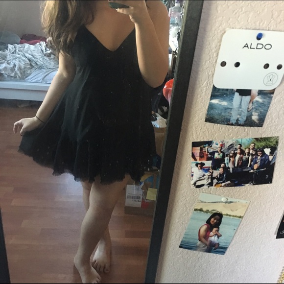 One Teaspoon Dresses & Skirts - One Teaspoon black grace mini dress