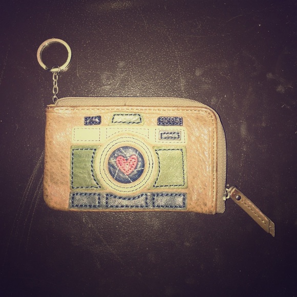 Camera fossil change purse
