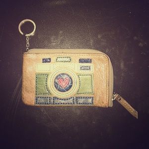 Camera fossil change purse