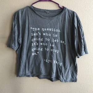 🖐🏽 RESERVED ❌ Gray Crop Top