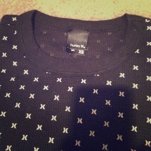 Long sleeve children's or teens Hurley thermal