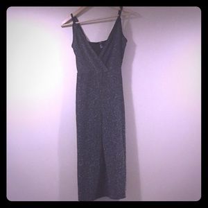 Black and Silver Sparkling Jumpsuit