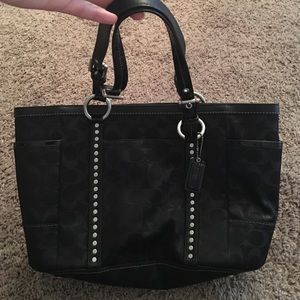 Black Coach tote