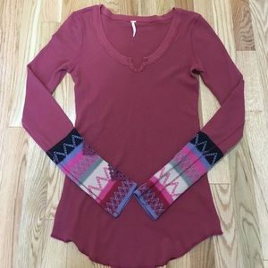 Free people long sleeve t-shirt / thermal