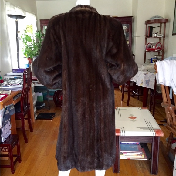 🆕 Full Length Fabian Paris Saga Ranched Mink Coat - Picture 2 of 4