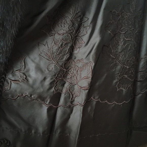 🆕 Full Length Fabian Paris Saga Ranched Mink Coat - Picture 3 of 4