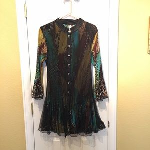 Beautiful tunic by Lindi -Large- EUC!