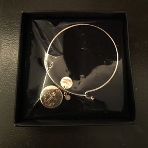 Anchor silver bracelet