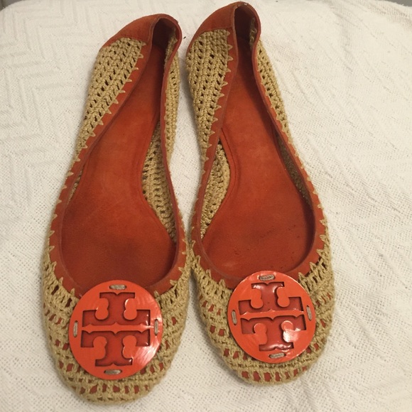 Tory Burch Flats Orange