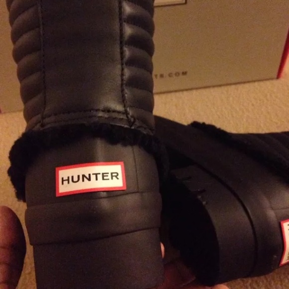 HUNTER BOOTS LACE UP SHEARLING - Picture 4 of 4