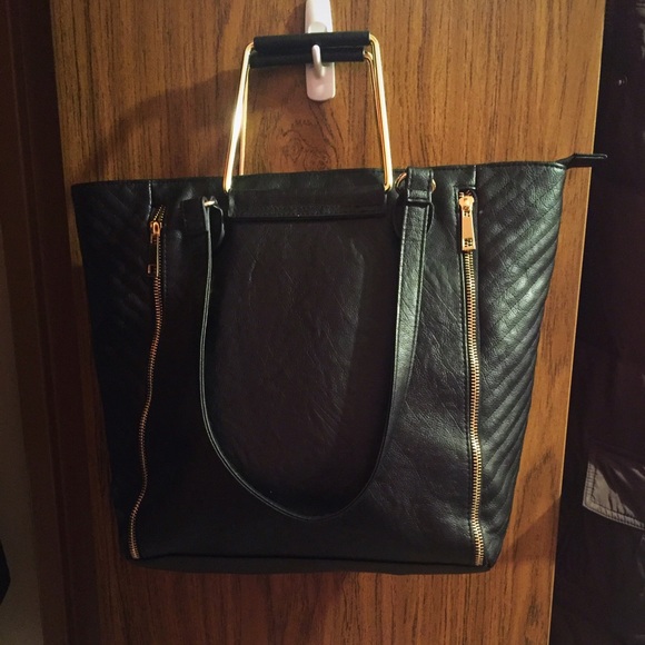 Black Icing Purse /leather Material