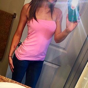 Baby pink tube top