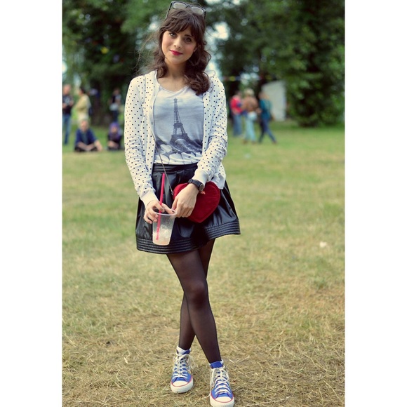 Polka dot cardigan