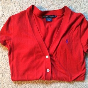 RL Polo shirt sleeve cardigan