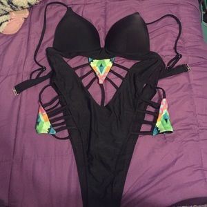 Super adorable one piece swim suit!