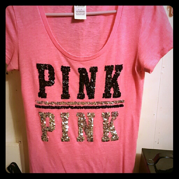 VS PINK bling tee