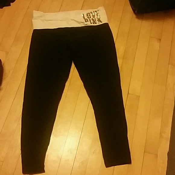 Pink yoga pants