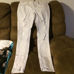 Almost Famous white skinny jeans