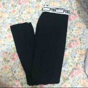 ❌SOLD❌VS PINK M logo leggings