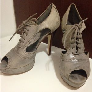 Marc Fisher grey high heels