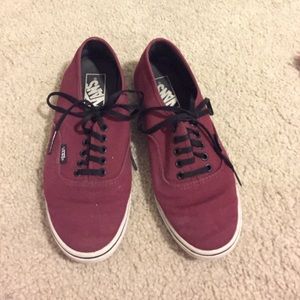 maroon vans