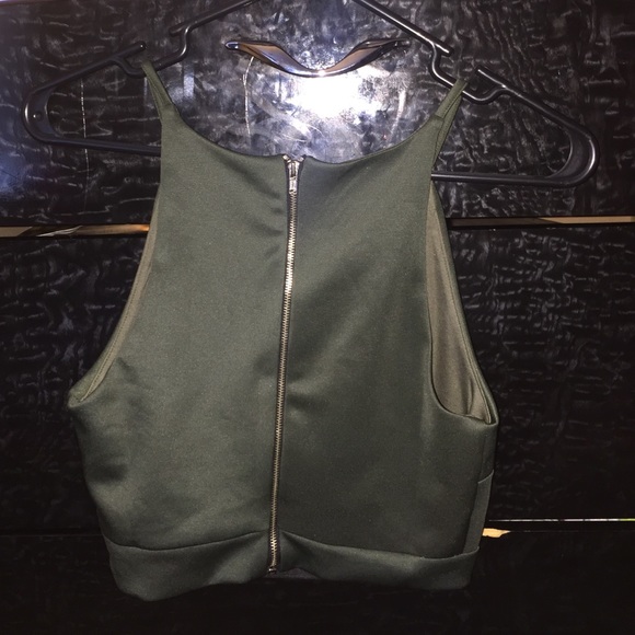 Crop Top Green - Picture 2 of 2