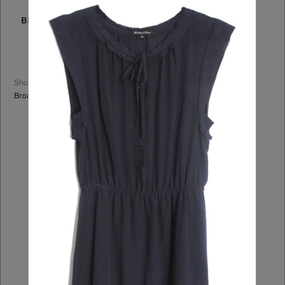 Madewell Broadway & broome sleeveless silk dress