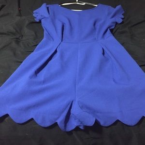 Bright blue romper!!!