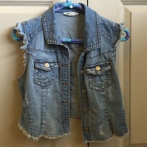 Pac sun denim vest