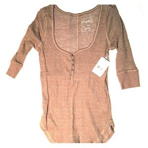 Free People taupe Top