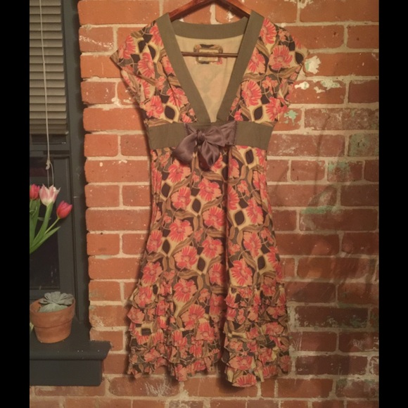 FREE PEOPLE Floral Cocktail Dress SOLD