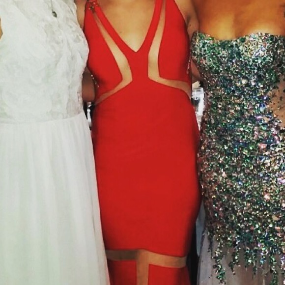 Red prom dress