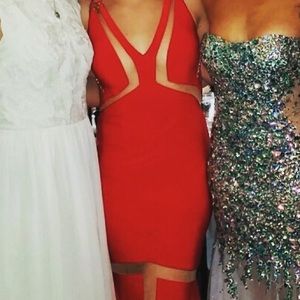 Red prom dress