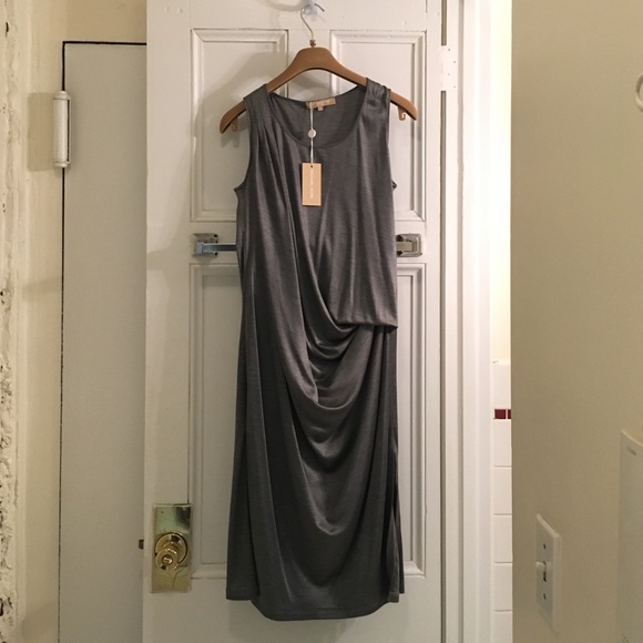 NWOT Grey Silk Michael Kors Collection Dress