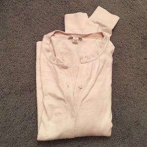 Gap Cotton Crew Neck Cardigan